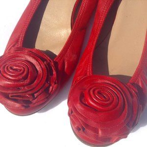 VALENTINO GARAVANI ATELIER SHOES ROSE BALLET FLATS